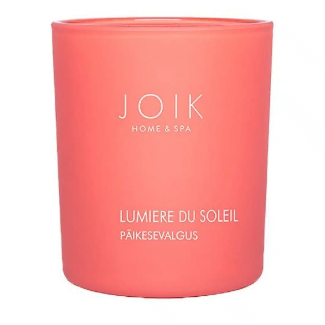Vegan geurkaars lumiere du soleil 150 gram Joik