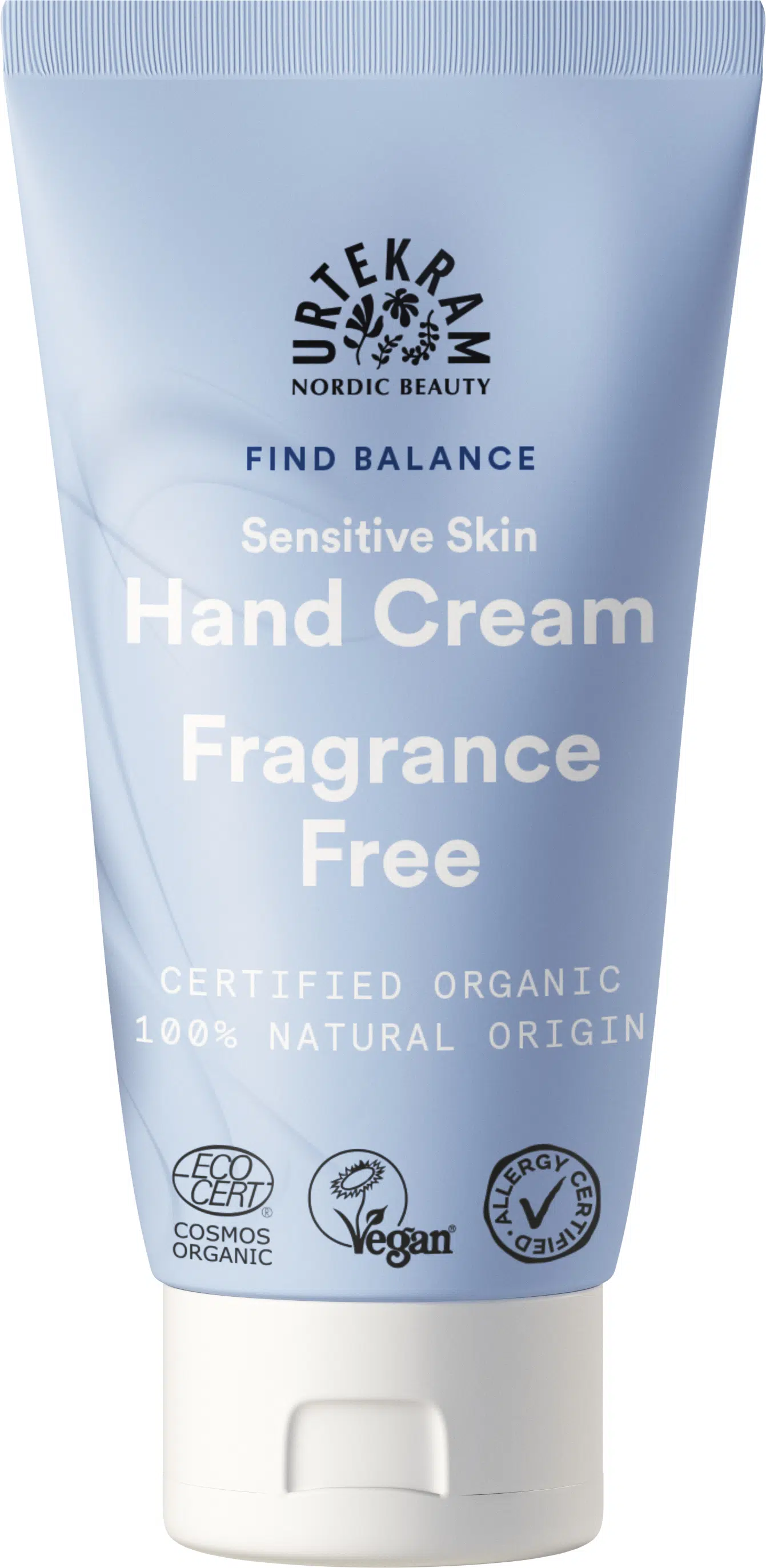 Find balance handcream gevoelige huid 75ml Urtekram
