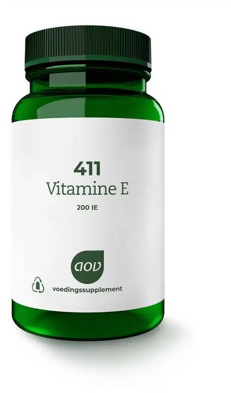 411 Vitamine E 200IE natuurlijk 100 capsules AOV