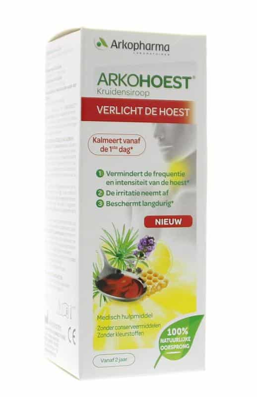Kruidensiroop gezoet met honing 140 ml Arkohoest