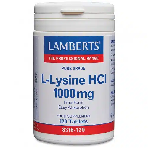 L-lysine 1000 mg 120 tabletten Lamberts