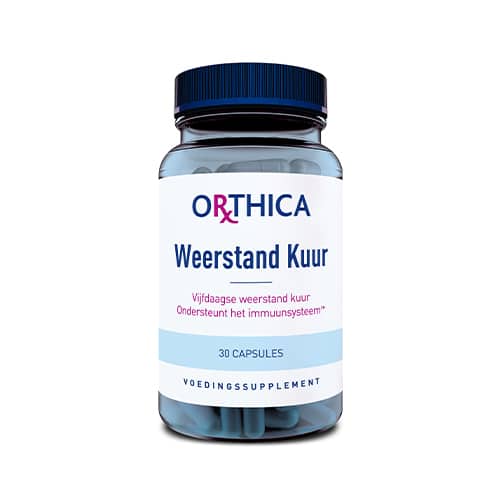 Weerstand kuur 30 capsules Orthica