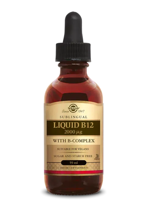 Liquid B-12 2000 mcg with B-Com 59ml Solgar