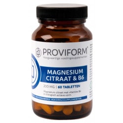 Magnesium citraat 200 mg & B6 240 tabletten Proviform