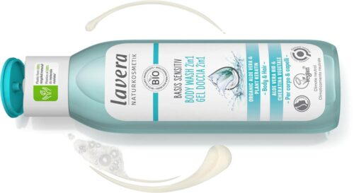Basis Sensitiv douchegel/body wash 2in1 250 ml Lavera