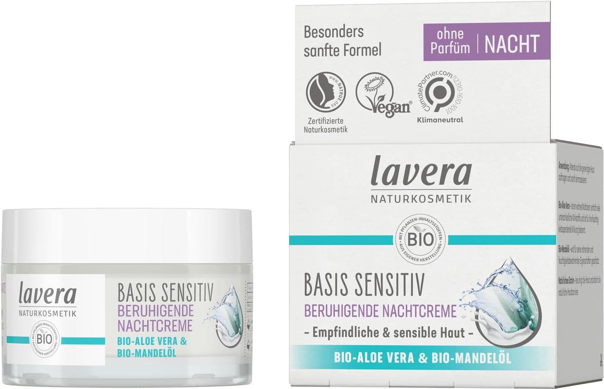 Basis sensitiv calming night cream 50 ml Lavera