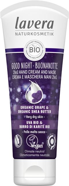 Good night 2in1 handcreme & masker bio 75 ml Lavera