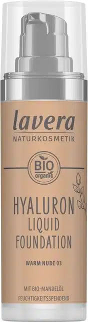 Hyaluron liquid foundation warm nude 03 bio30 ml Lavera