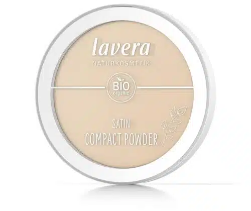 Satin compact powder medium 02 9.5 gram Lavera