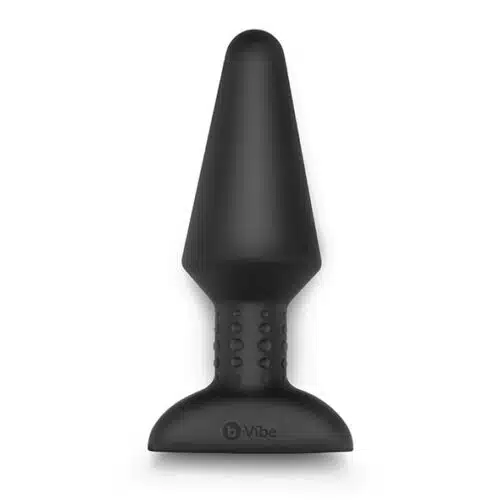 B-Vibe - Rimming Remote Control Plug XL Zwart