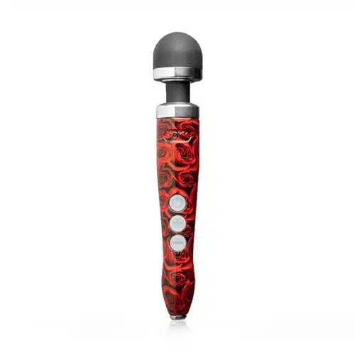 Die cast 3R oplaadbare wandmassager ROSE PATTERN Doxy