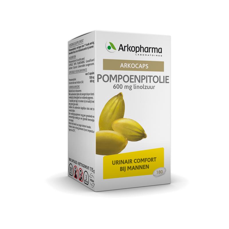 Pompoenpitolie 180 capsules Arkocaps