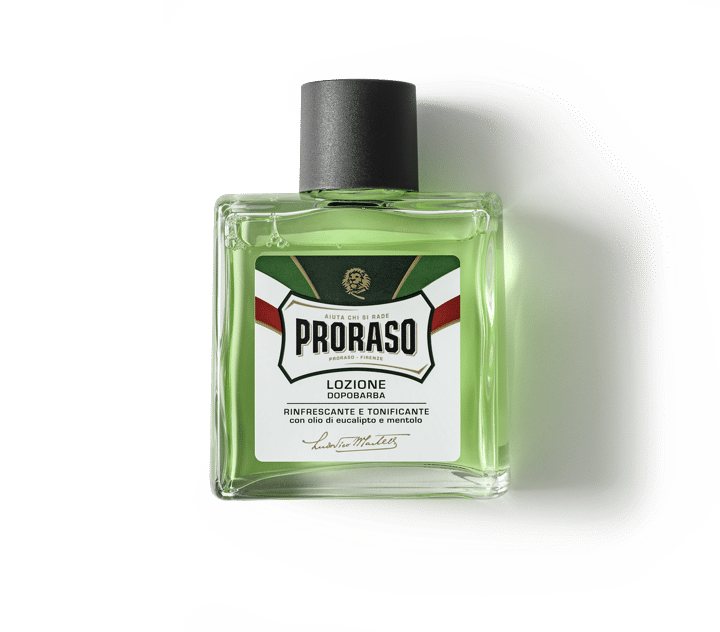 Aftershave LOTION met Eucalyptus & Menthol 100 ml (groen) Proraso