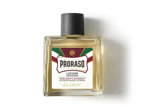 Aftershave LOTION met Sandelwood & Shea Olie 100 ml (Rood) Proraso