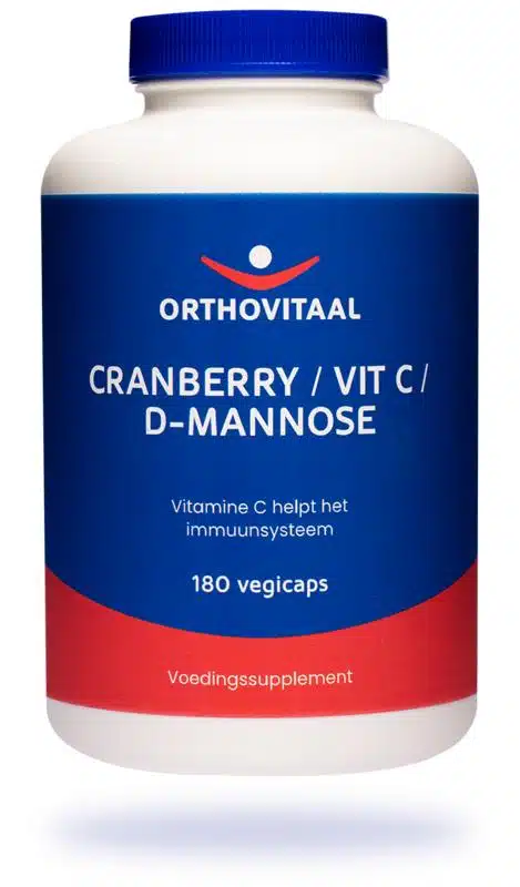 Cranberry / Vitamine C / D-Mannose 180 vegi-caps Orthovitaal