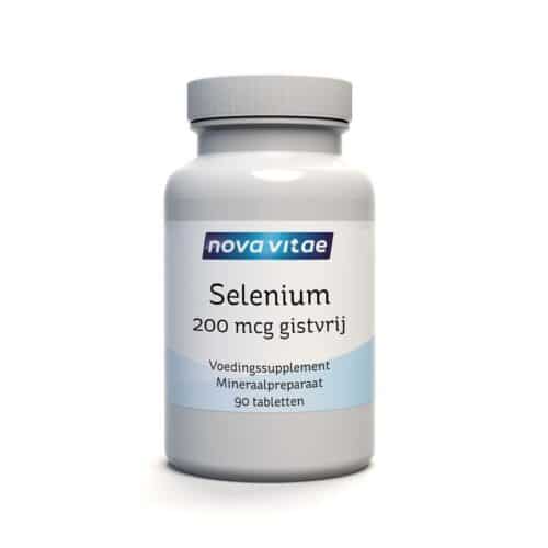 Selenium 200 mcg gistvrij 90 stuk Nova Vitae