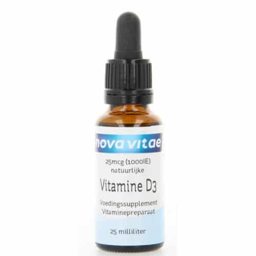Vitamine D3 1000 IU druppel 25 ml Nova Vitae