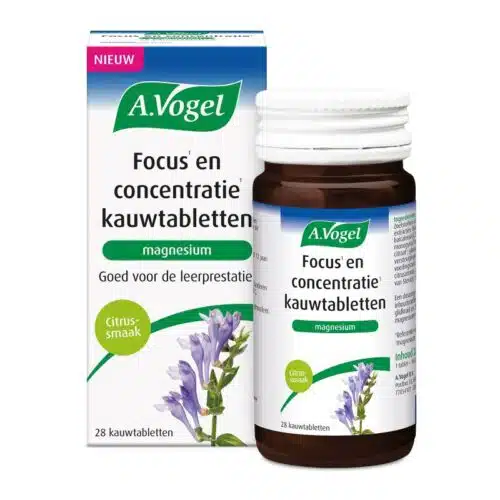 Focus en concentratie 28 kauwtabletten Vogel