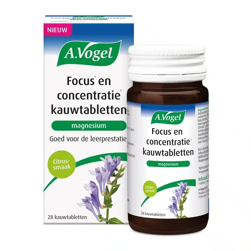 Focus en concentratie 28 kauwtabletten Vogel
