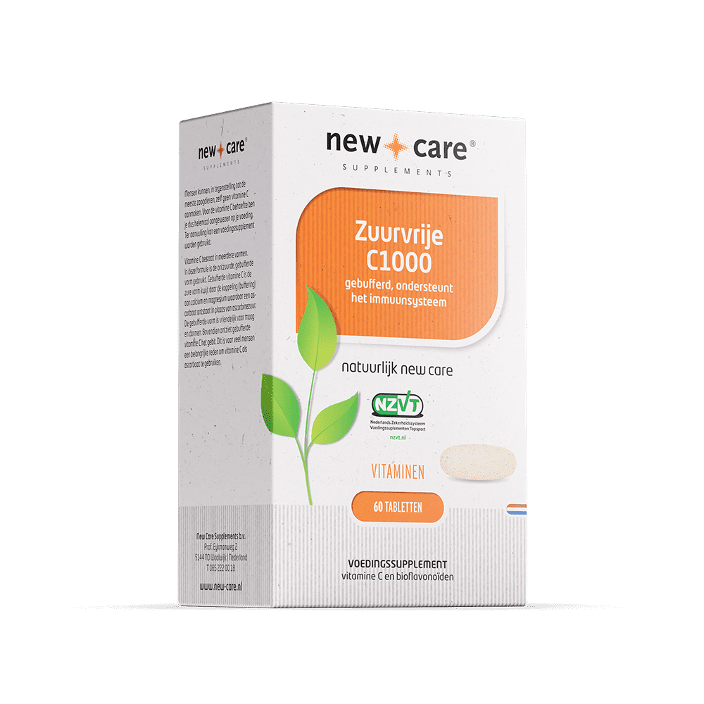 Zuurvrije C1000 60 tabletten New Care