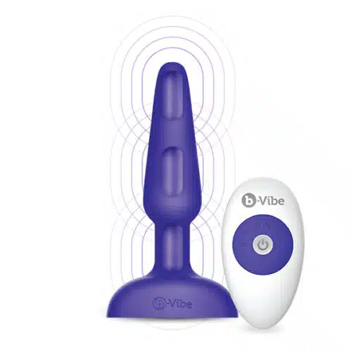 B-Vibe - Trio Remote Control Butt Plug Paars