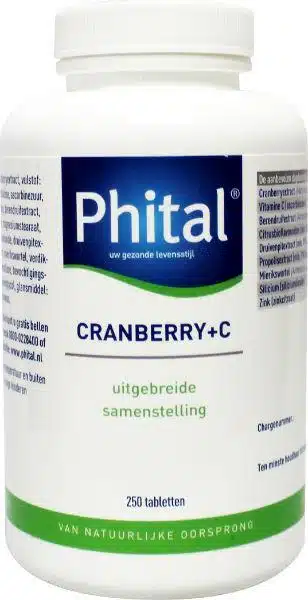 Cranberry + C 250 tabletten Phital