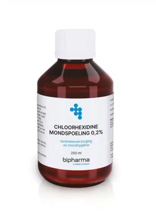 Chloorhexidine mondspoelmiddel 0.2% 250 ml Bipharma