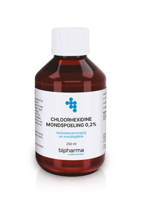 Chloorhexidine mondspoelmiddel 0.2% 250 ml Bipharma