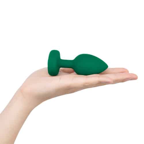 B-Vibe - Vibrerende Juwelen Plug M/L Groen
