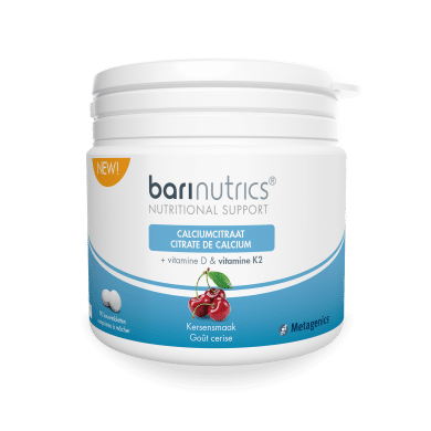 Calciumcitraat kers 90 tabletten Barinutrics