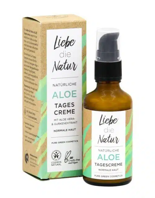 Dagcreme Aloe vera 50ml Liebe die Natur