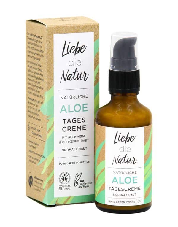 Dagcreme Aloe vera 50ml Liebe die Natur