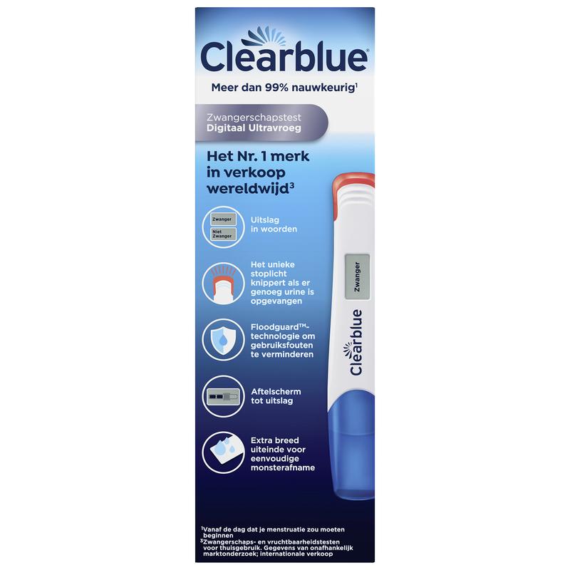 Digitaal ultra vroeg 1 stuks Clearblue