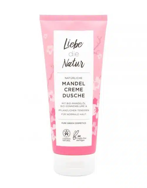 Douchecreme amandel 200ml Liebe die Natur