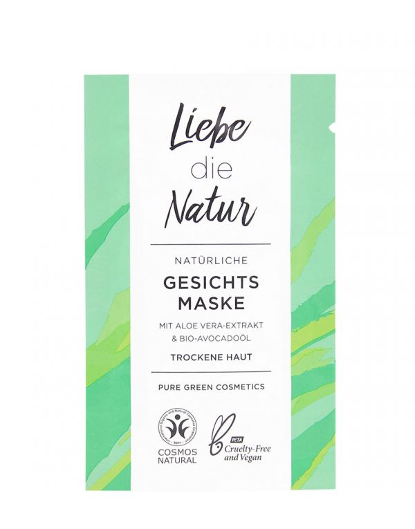 Gezichtsmasker aloe vera 25ml Liebe die Natur