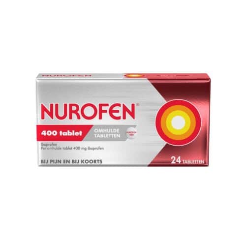 Ibuprofen 400 mg 24 omhulde tabletten Nurofen