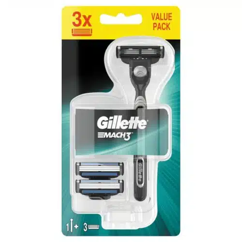 Mach3 systeem apparaat +2 mesjes 1st Gillette