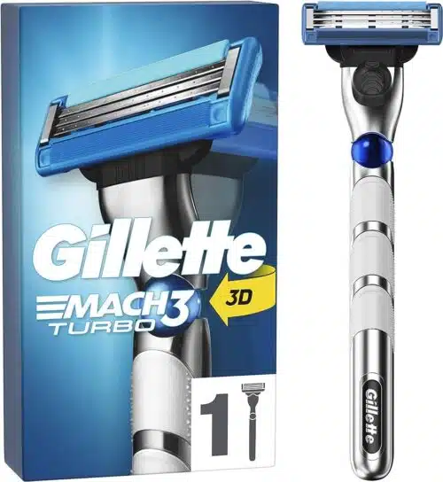 Mach3 turbo 3D scheersysteem + 1 mesjes 1 stuks Gillette