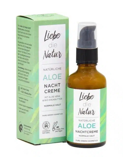 Nachtcreme Aloe vera 50ml Liebe die Natur