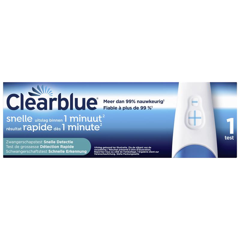 Snelle detectie 1 stuks Clearblue