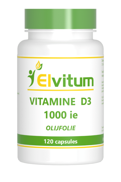 Vitamine D3 1000IE/25mcg 120 capsules Elvitaal/elvitum