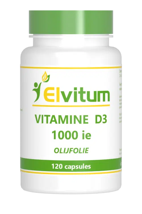 Vitamine D3 1000IE/25mcg 120 capsules Elvitaal/elvitum