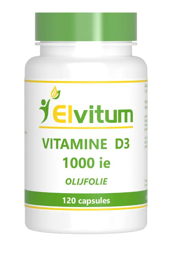 Vitamine D3 1000IE/25mcg 120 capsules Elvitaal/elvitum