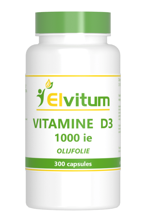 Vitamine D3 1000IE/25mcg 300 capsules Elvitaal/elvitum