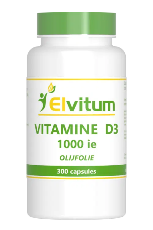 Vitamine D3 1000IE/25mcg 300 capsules Elvitaal/elvitum