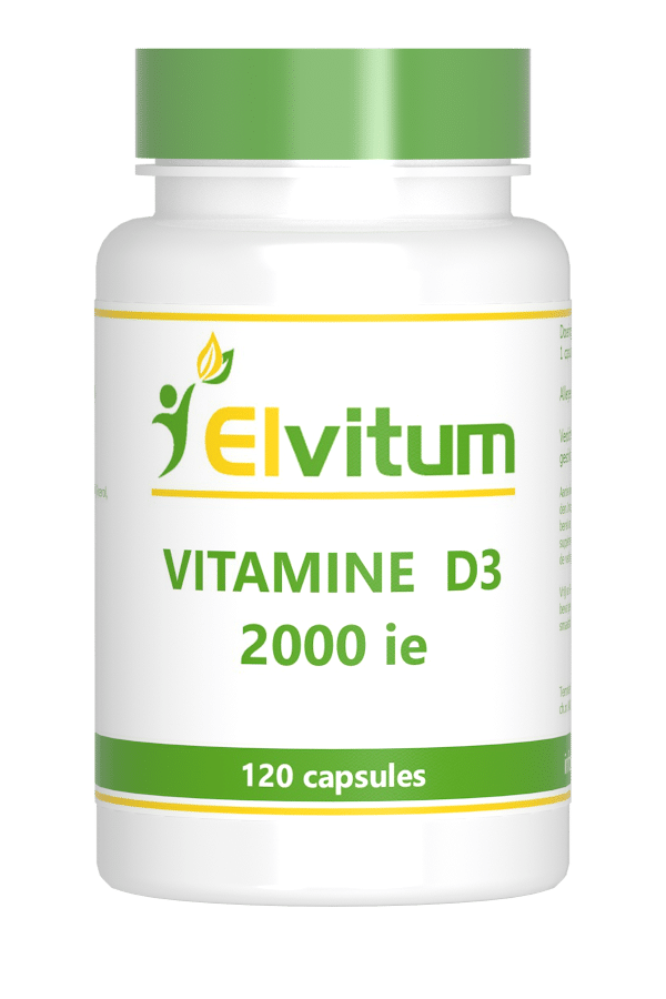 Vitamine D3 2000IE/50mcg 120 capsules Elvitaal/elvitum
