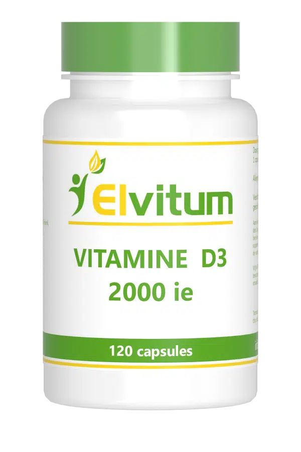 Vitamine D3 2000IE/50mcg 120 capsules Elvitaal/elvitum