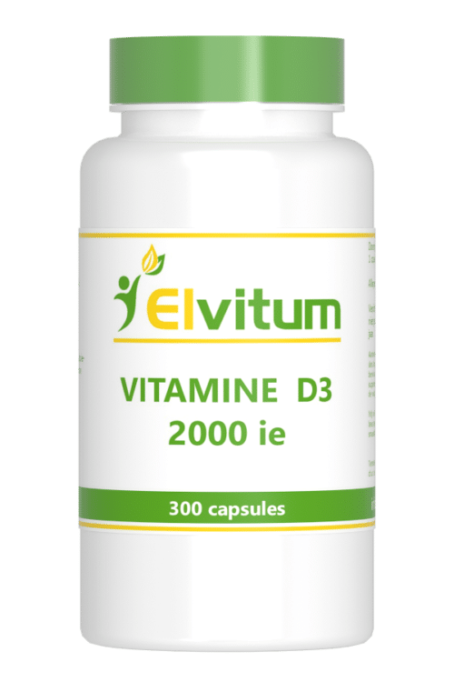 Vitamine D3 2000IE 300 capsules Elvitaal/elvitum
