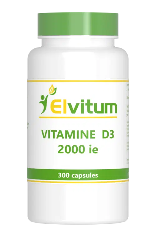 Vitamine D3 2000IE 300 capsules Elvitaal/elvitum
