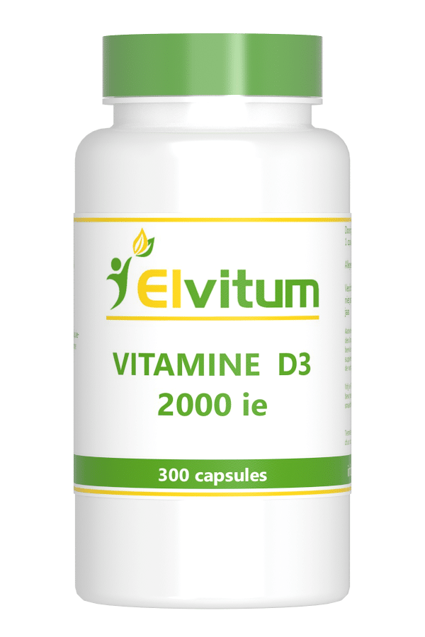 Vitamine D3 2000IE 300 capsules Elvitaal/elvitum